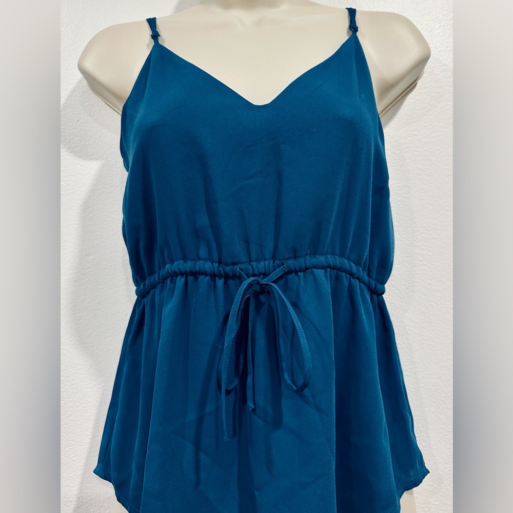 NWOT Babaton Deep Indigo Camisole with Adjustable Straps